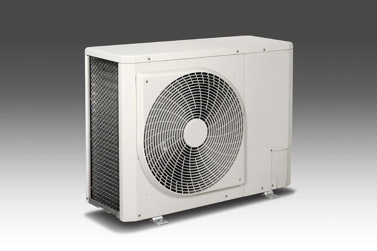 HVAC air filter replacement (equipment shown for reference)